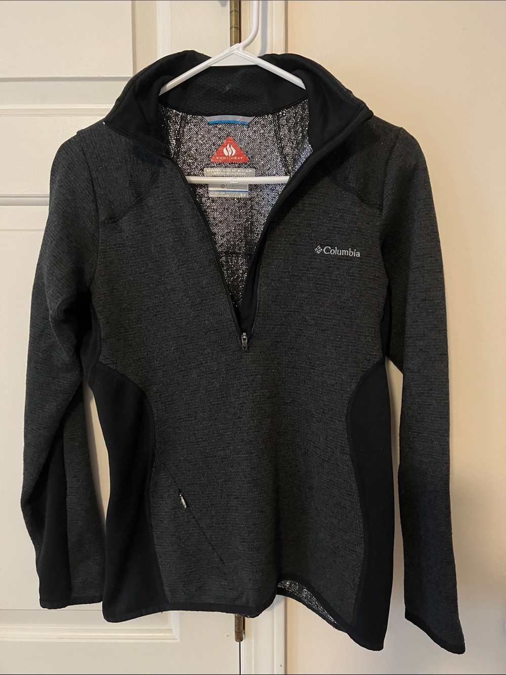 Columbia Omni Heat Omni-Wick Evap Thermo II Jacket Women Small Black Gray